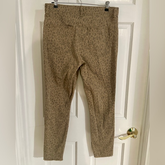GAP | high rise leopard print true skinny jeans - size 12 / 31 - Picture 3 of 4